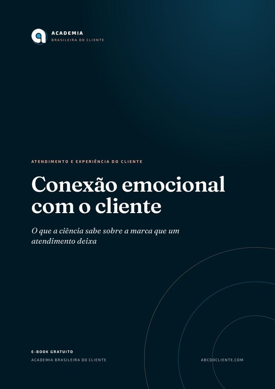 Capa do e-book Conexão emocional com o cliente