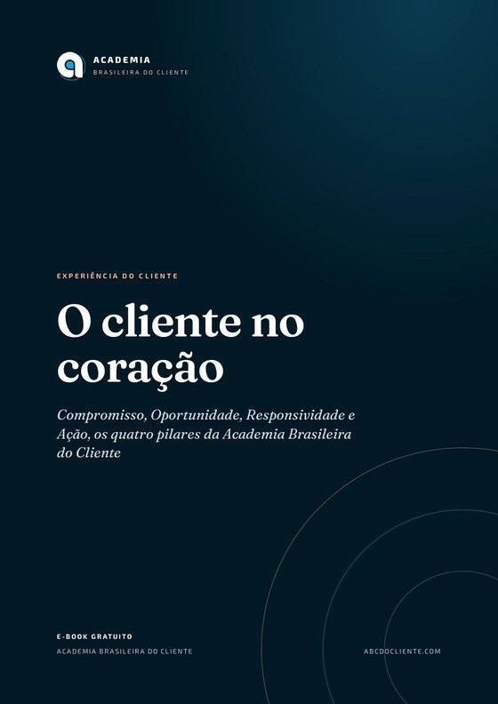Capa do e-book O cliente no coração